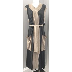 Authentic Thomas Wylde Grey Khaki Cashmere Robe